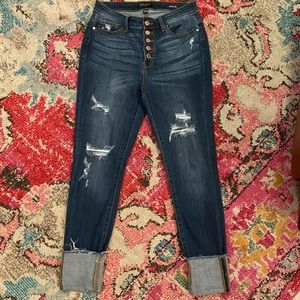 Judy Blue high rise distressed skinny Jean